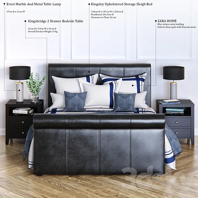 Furniture – Bed 3D Models – 0030