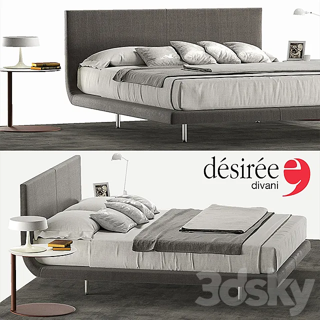 Desiree Tuliss Bed 3DS Max - thumbnail 3