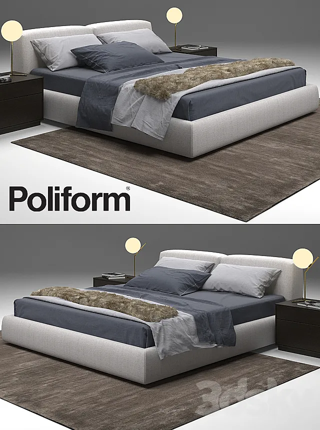Furniture – Bed 3D Models – 0041