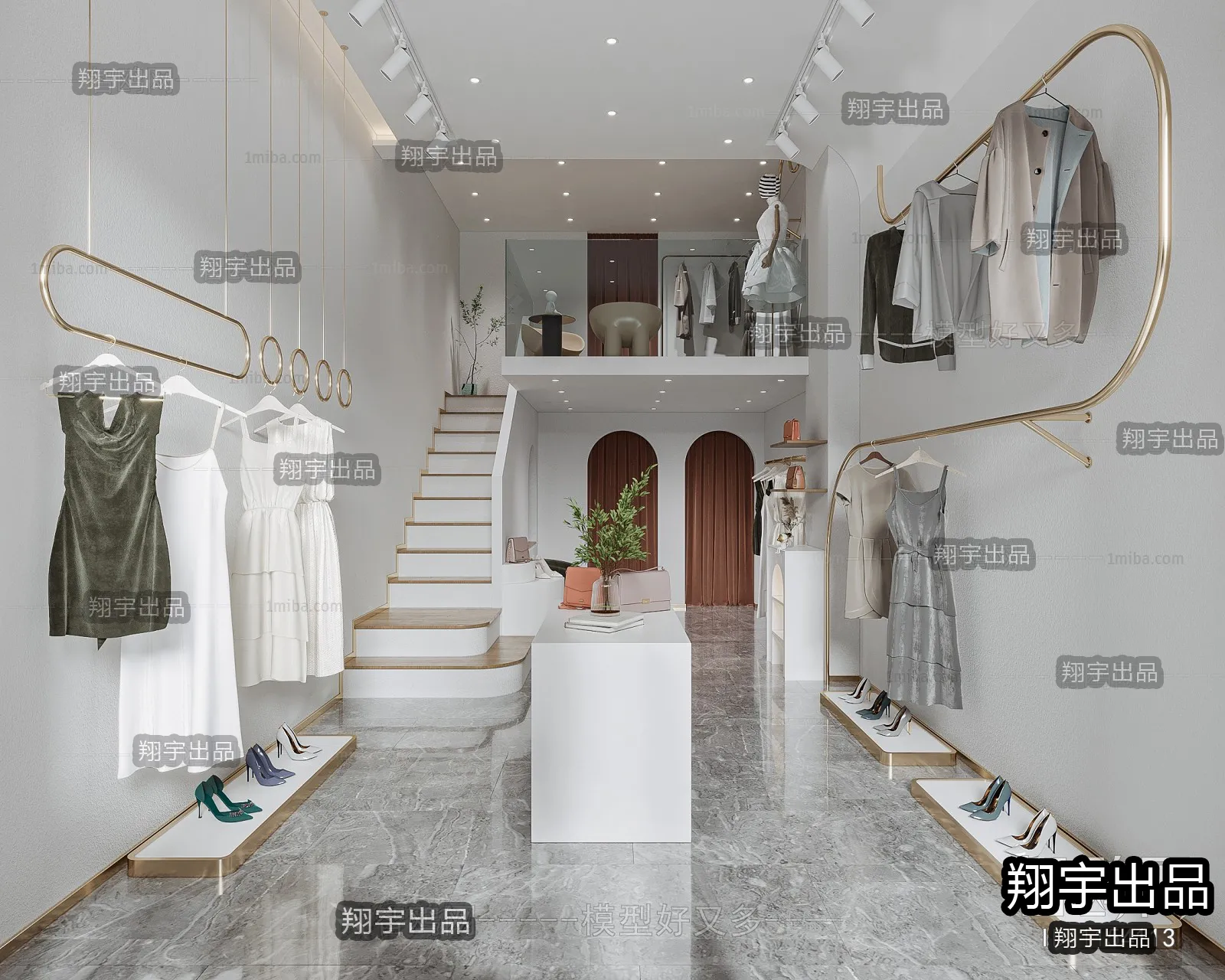 CLOTHING STORE – 3D SCENES – 0001