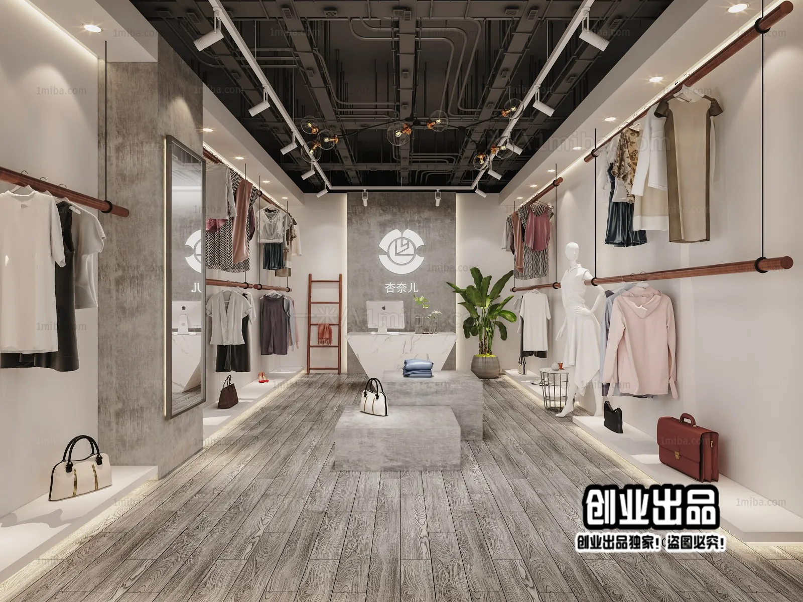 CLOTHING STORE – 3D SCENES – 0042