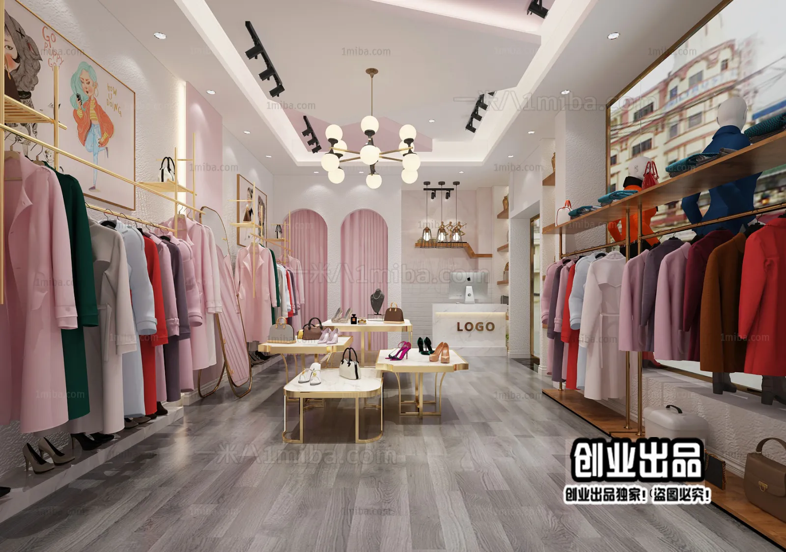 CLOTHING STORE – 3D SCENES – 0052