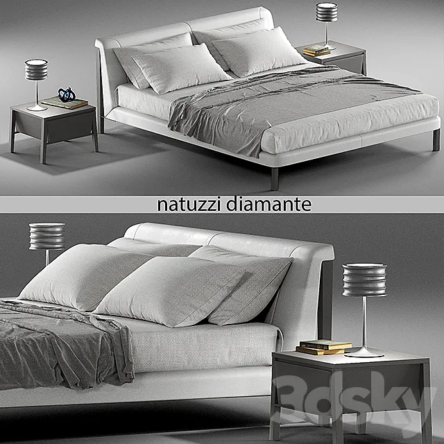 Natuzzi Diamante 3DS Max - thumbnail 3