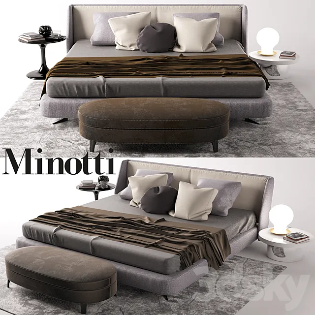 Furniture – Bed 3D Models – 0054