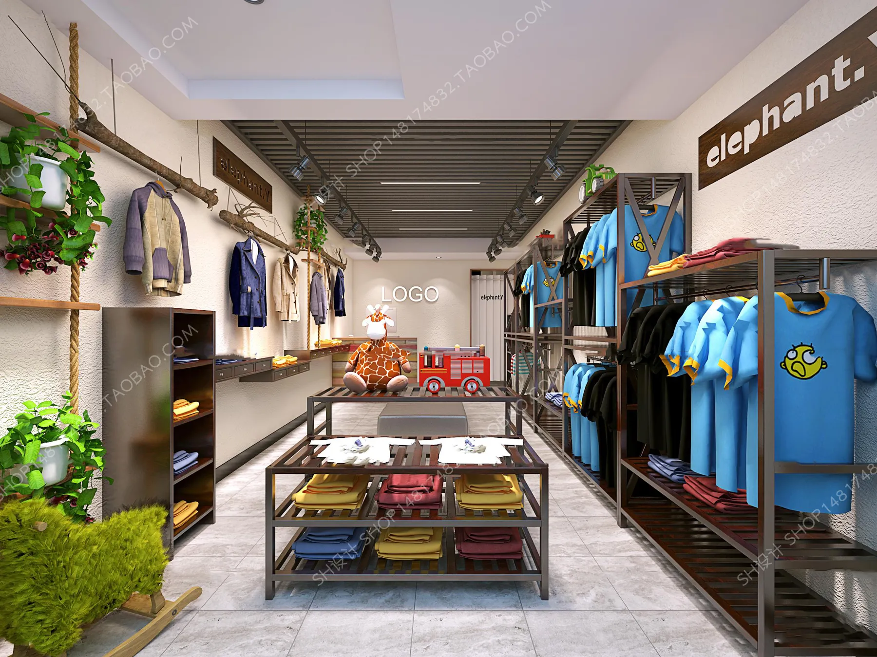 CLOTHING STORE – 3D SCENES – 0092