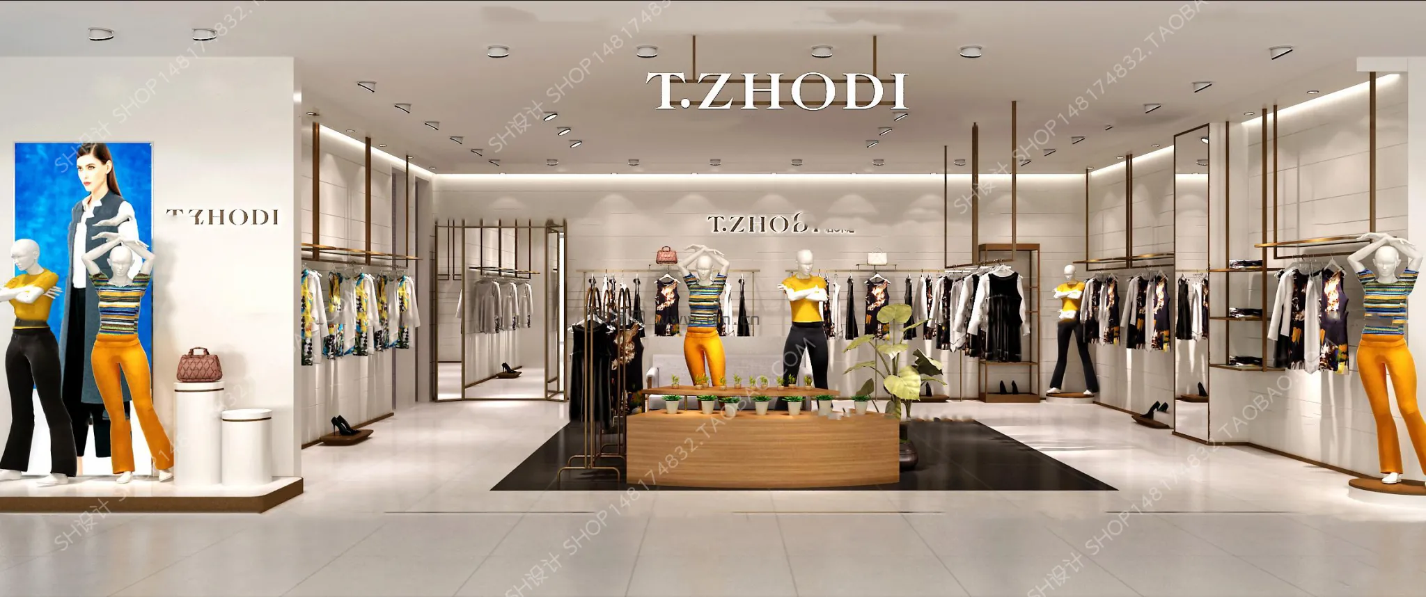 CLOTHING STORE – 3D SCENES – 0097