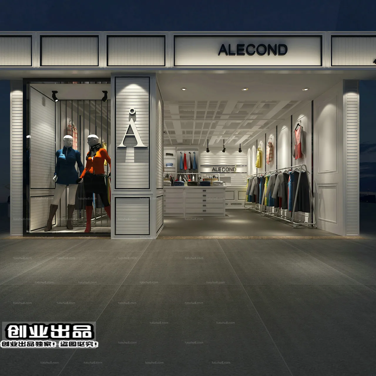 CLOTHING STORE – 3D SCENES – 0100