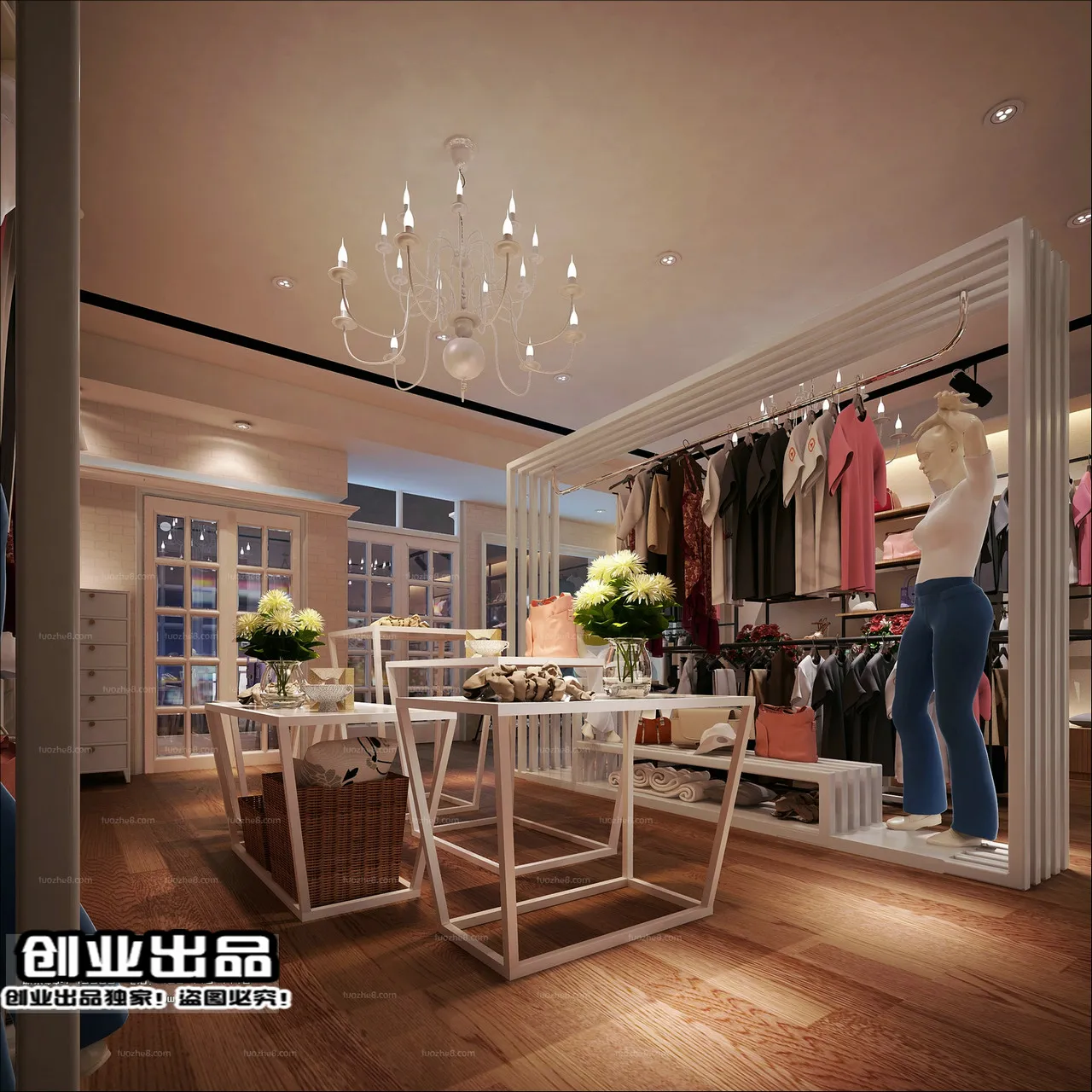CLOTHING STORE – 3D SCENES – 0104