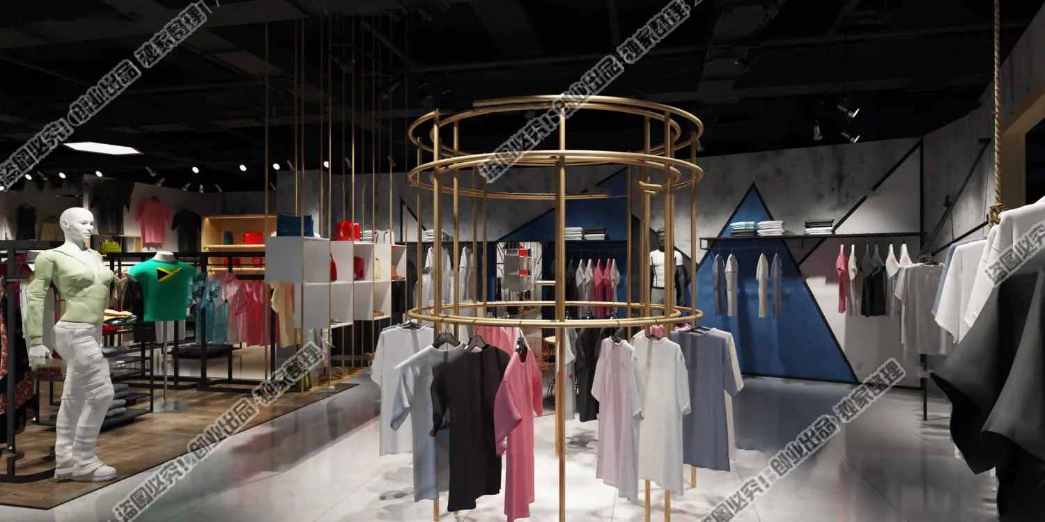 CLOTHING STORE – 3D SCENES – 0110