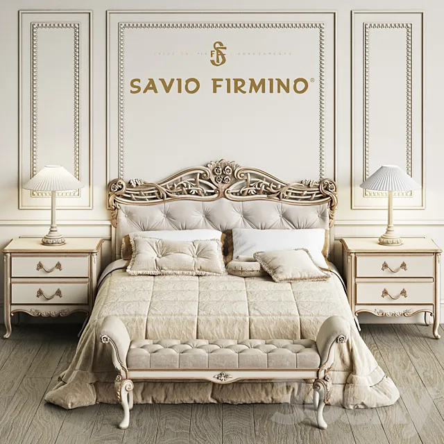 Savio Firmino 1773 Bedroom 3DS Max - thumbnail 3