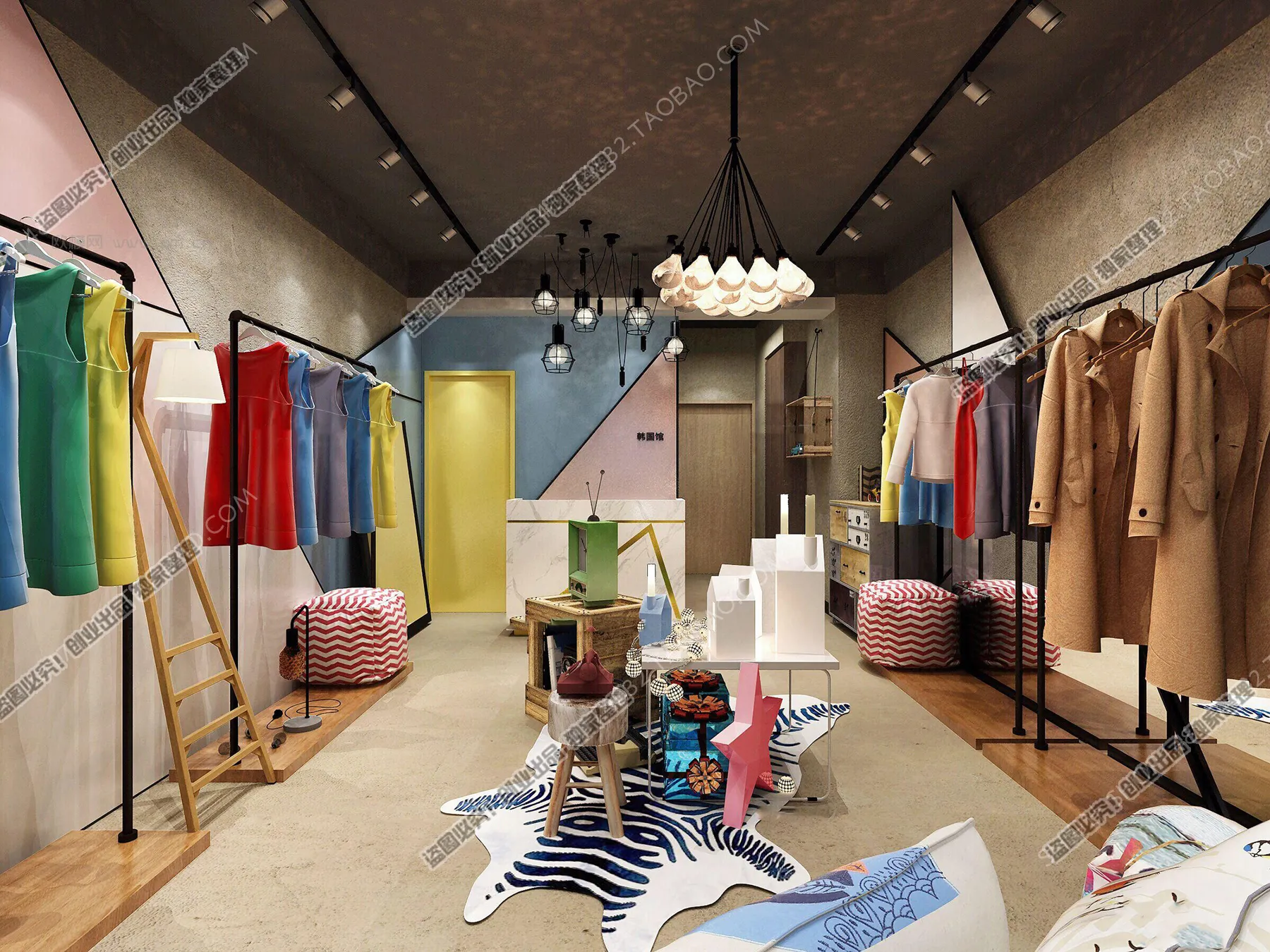 CLOTHING STORE – 3D SCENES – 0114