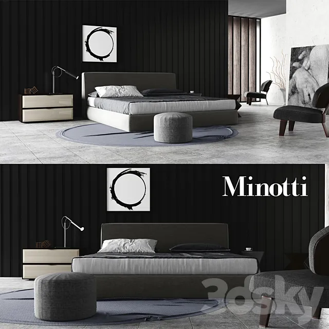 Furniture – Bed 3D Models – 0059