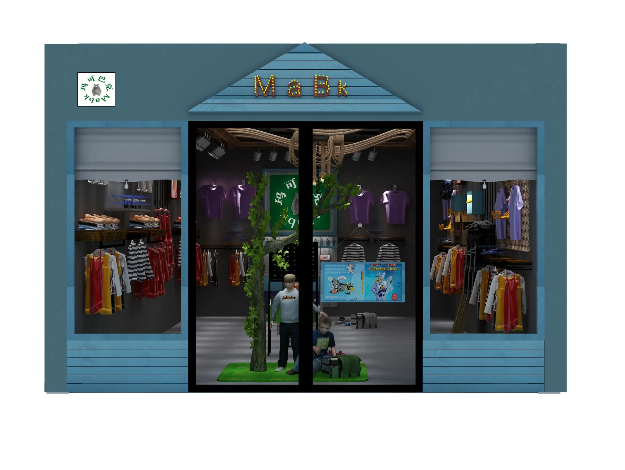 CLOTHING STORE – 3D SCENES – 0157
