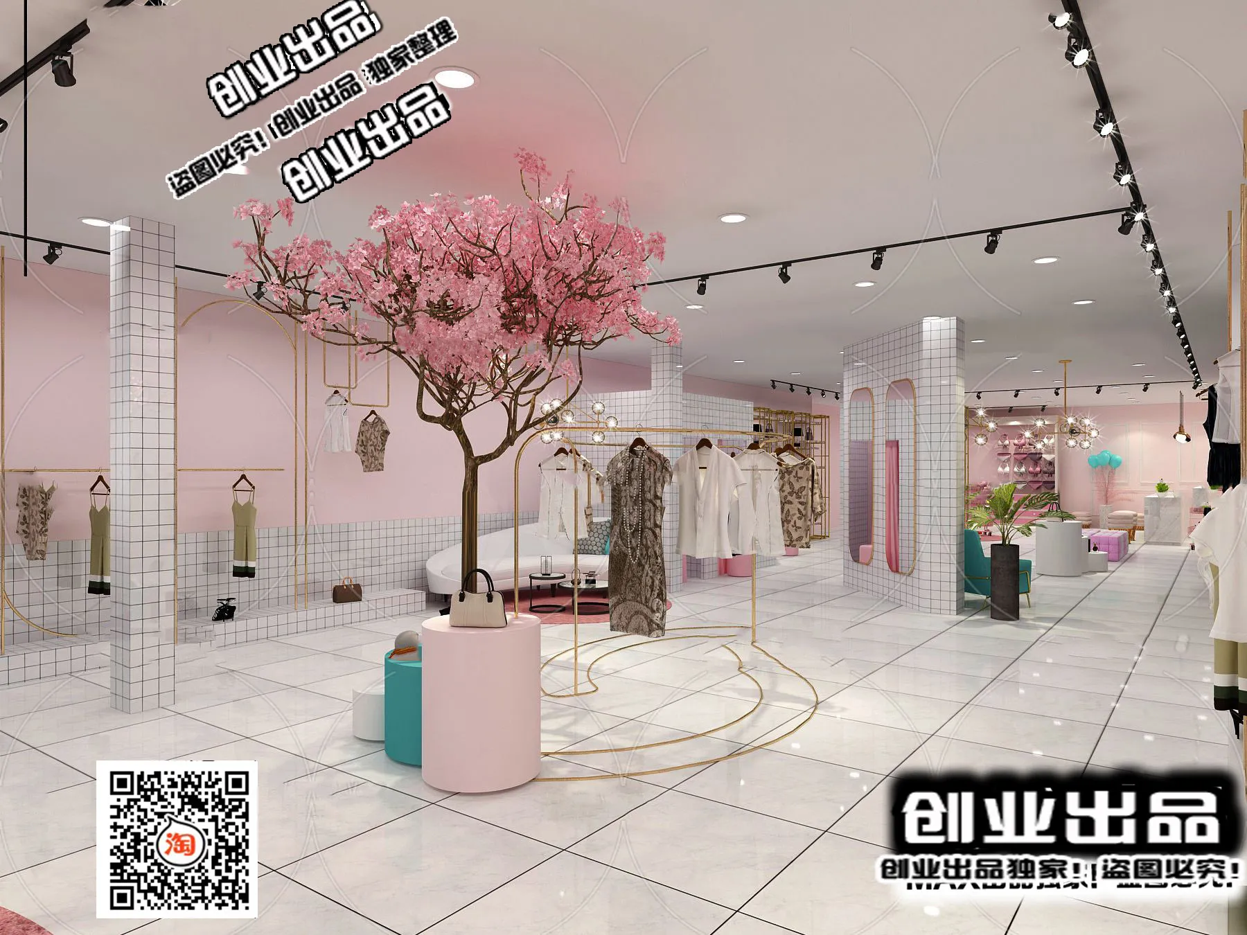 CLOTHING STORE – 3D SCENES – 0190