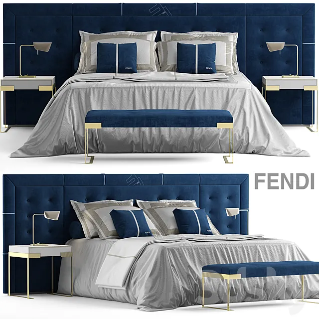 Furniture – Bed 3D Models – 0077