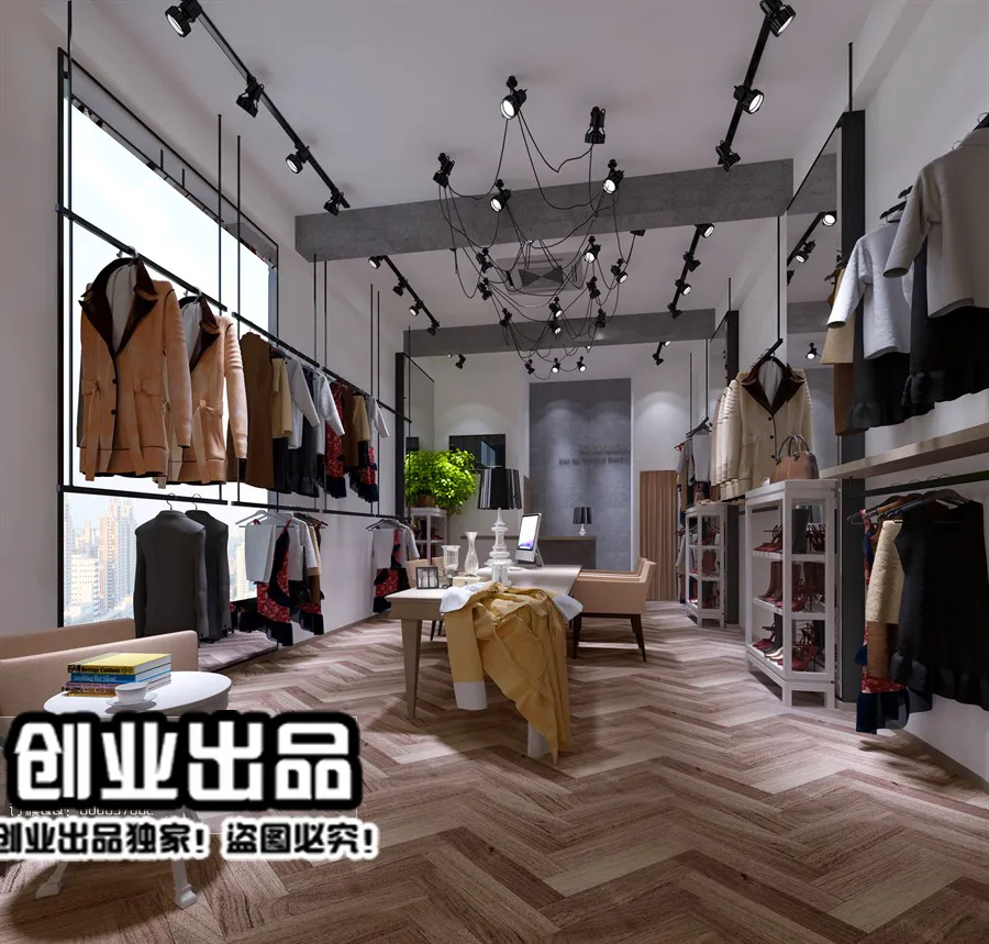 CLOTHING STORE – 3D SCENES – 0341
