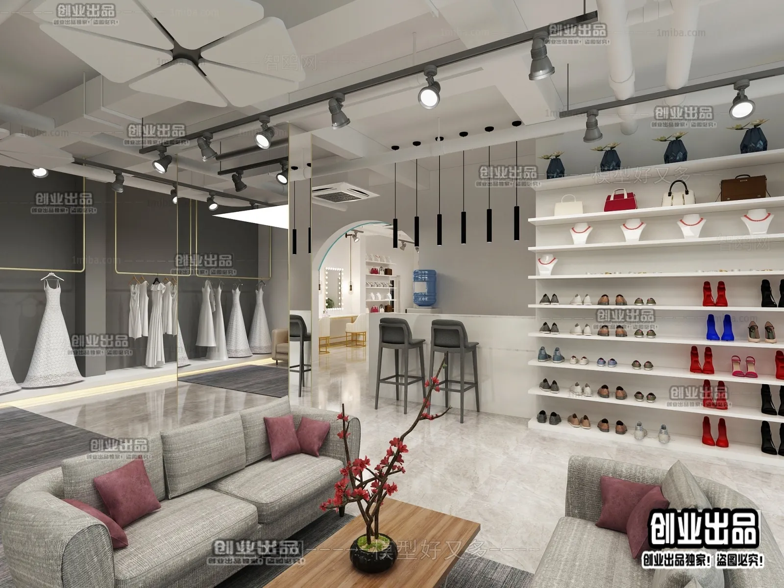 CLOTHING STORE – 3D SCENES – 0357