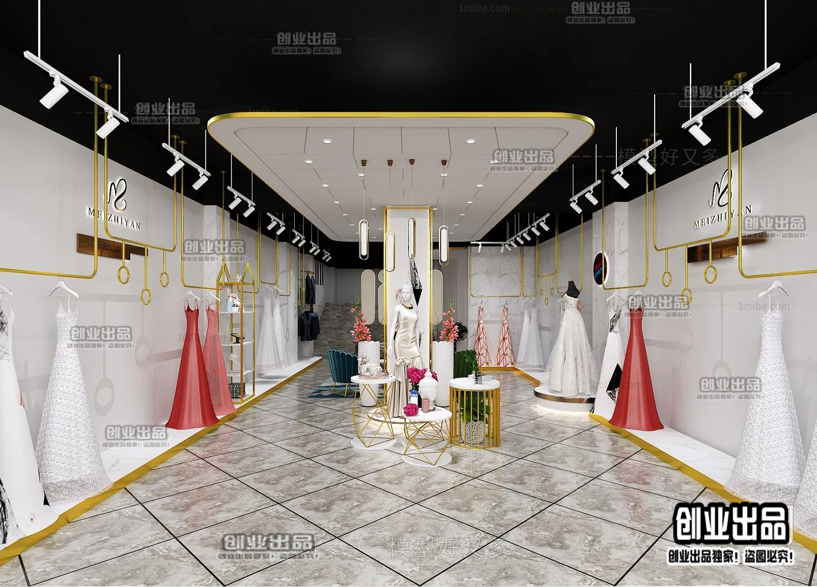 CLOTHING STORE – 3D SCENES – 0363