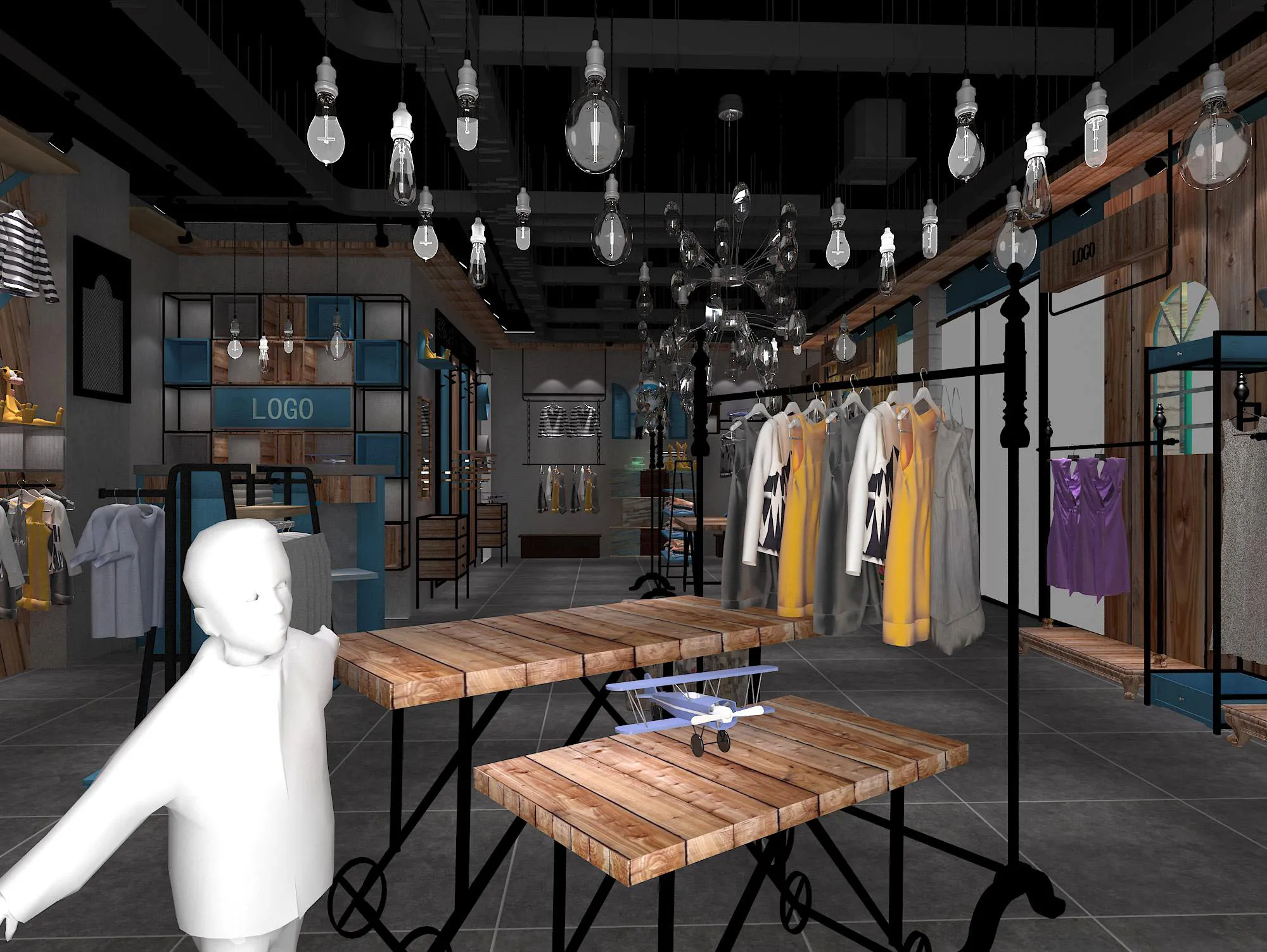 CLOTHING STORE – 3D SCENES – 0366