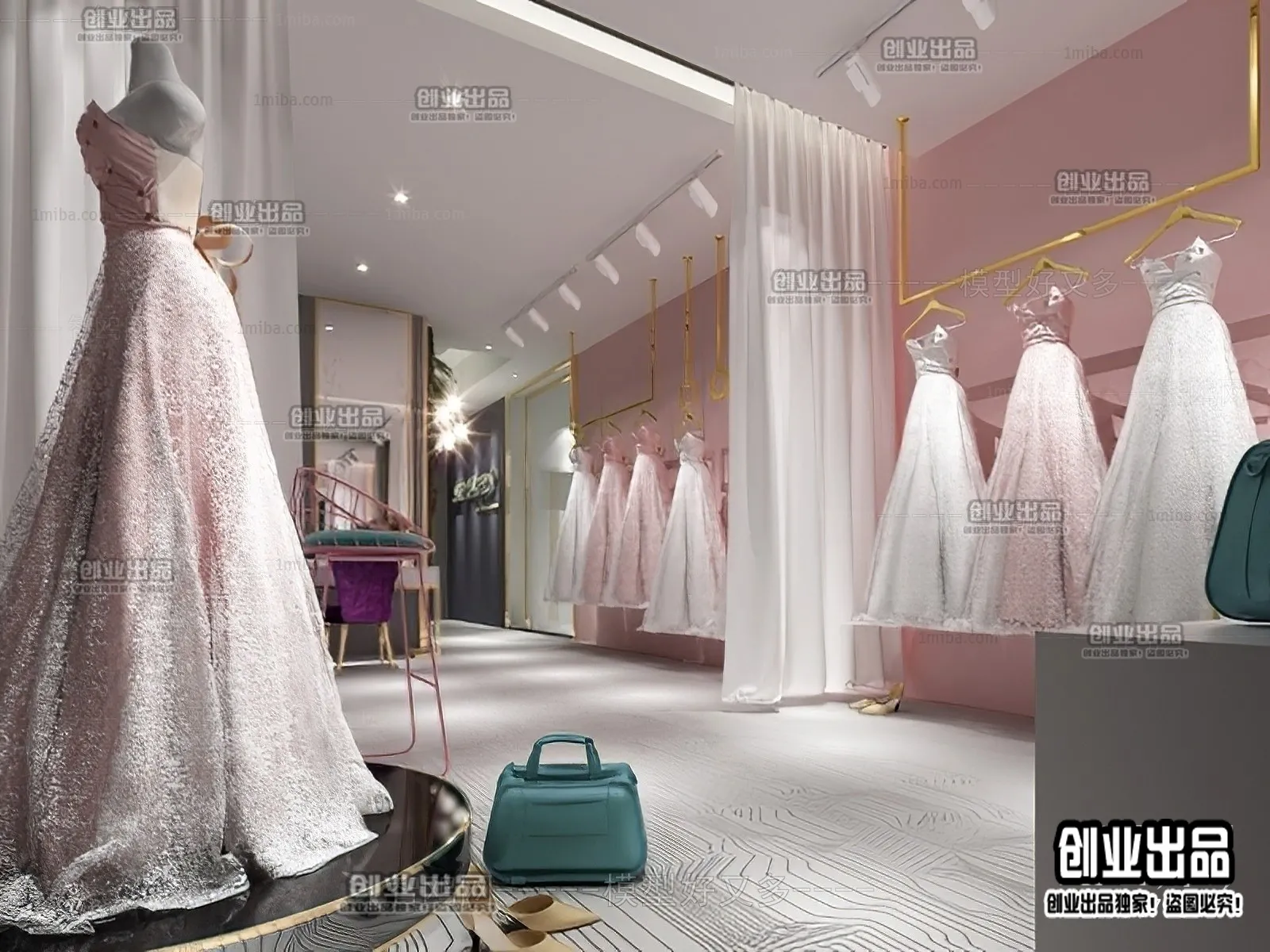 CLOTHING STORE – 3D SCENES – 0367
