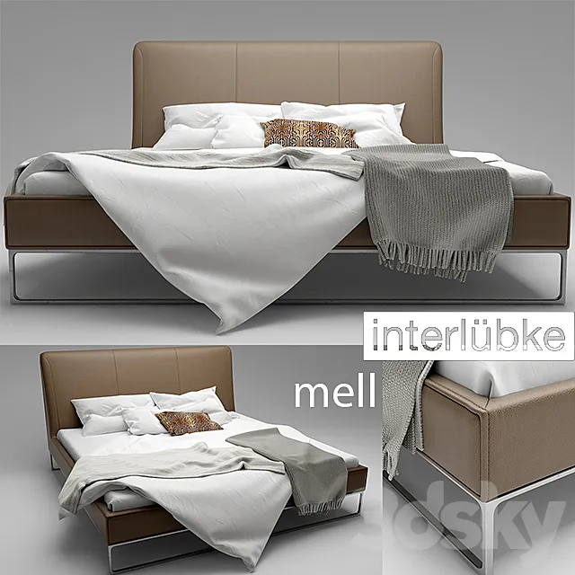 interlübke | Mell-bed 3DS Max - thumbnail 3