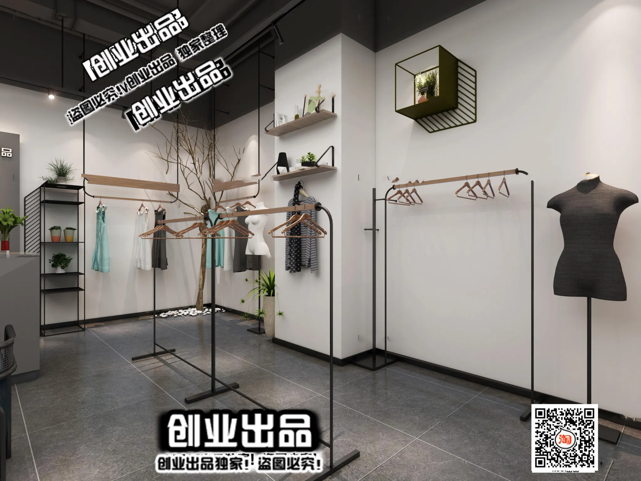 CLOTHING STORE – 3D SCENES – 0441