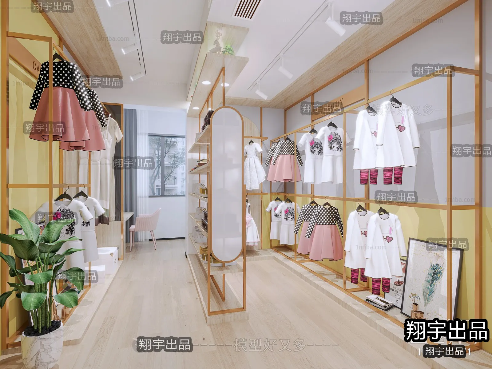 CLOTHING STORE – 3D SCENES – 0475