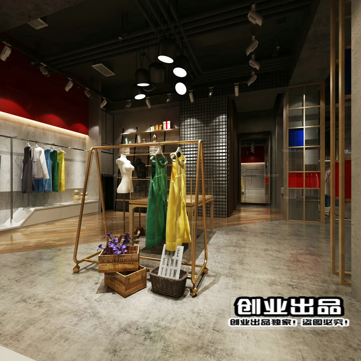 CLOTHING STORE – 3D SCENES – 0476