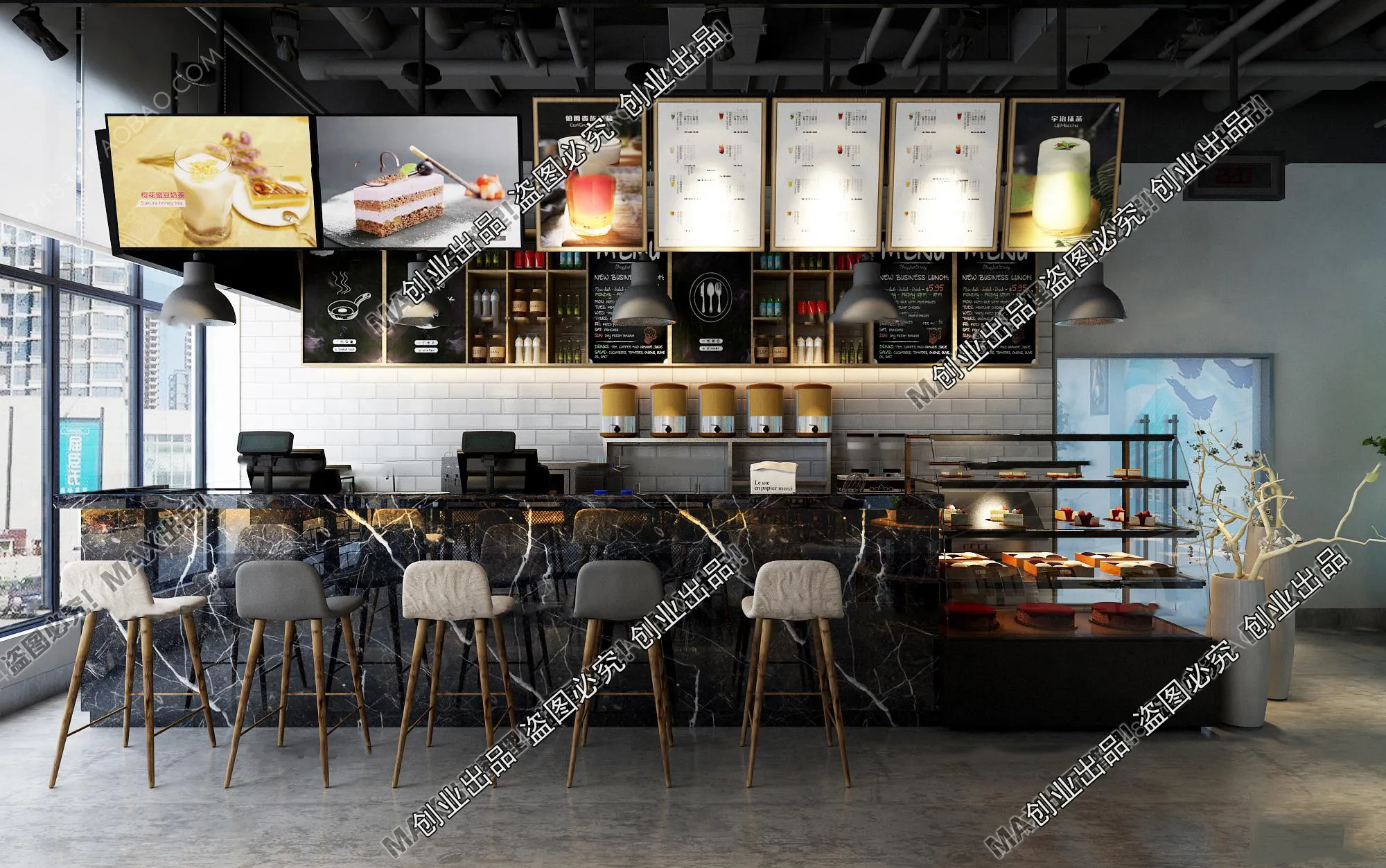 FASTFOOD STORE – 3D SCENES – 0039