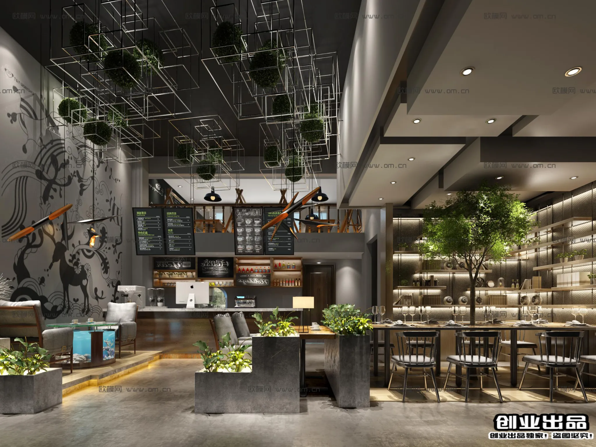 FASTFOOD STORE – 3D SCENES – 0050
