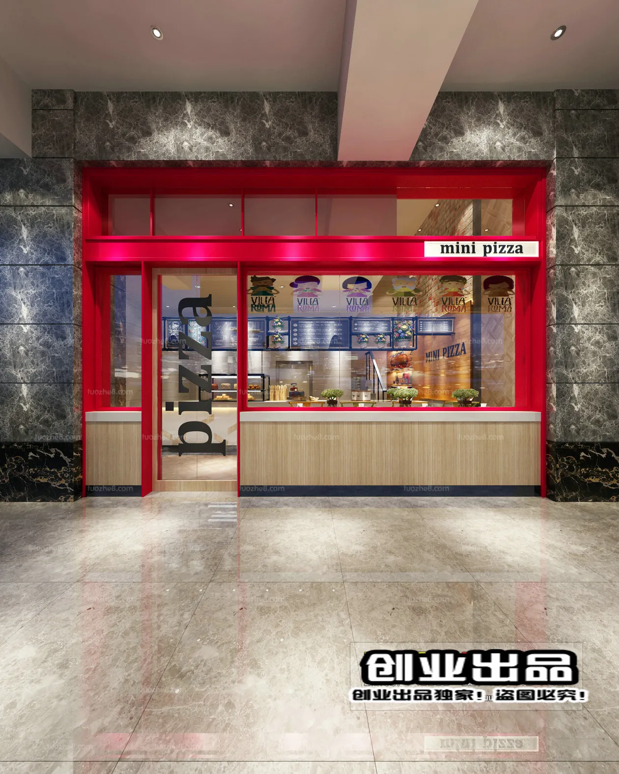 FASTFOOD STORE – 3D SCENES – 0059