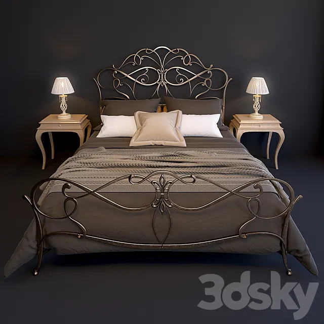 Furniture – Bed 3D Models – 0116