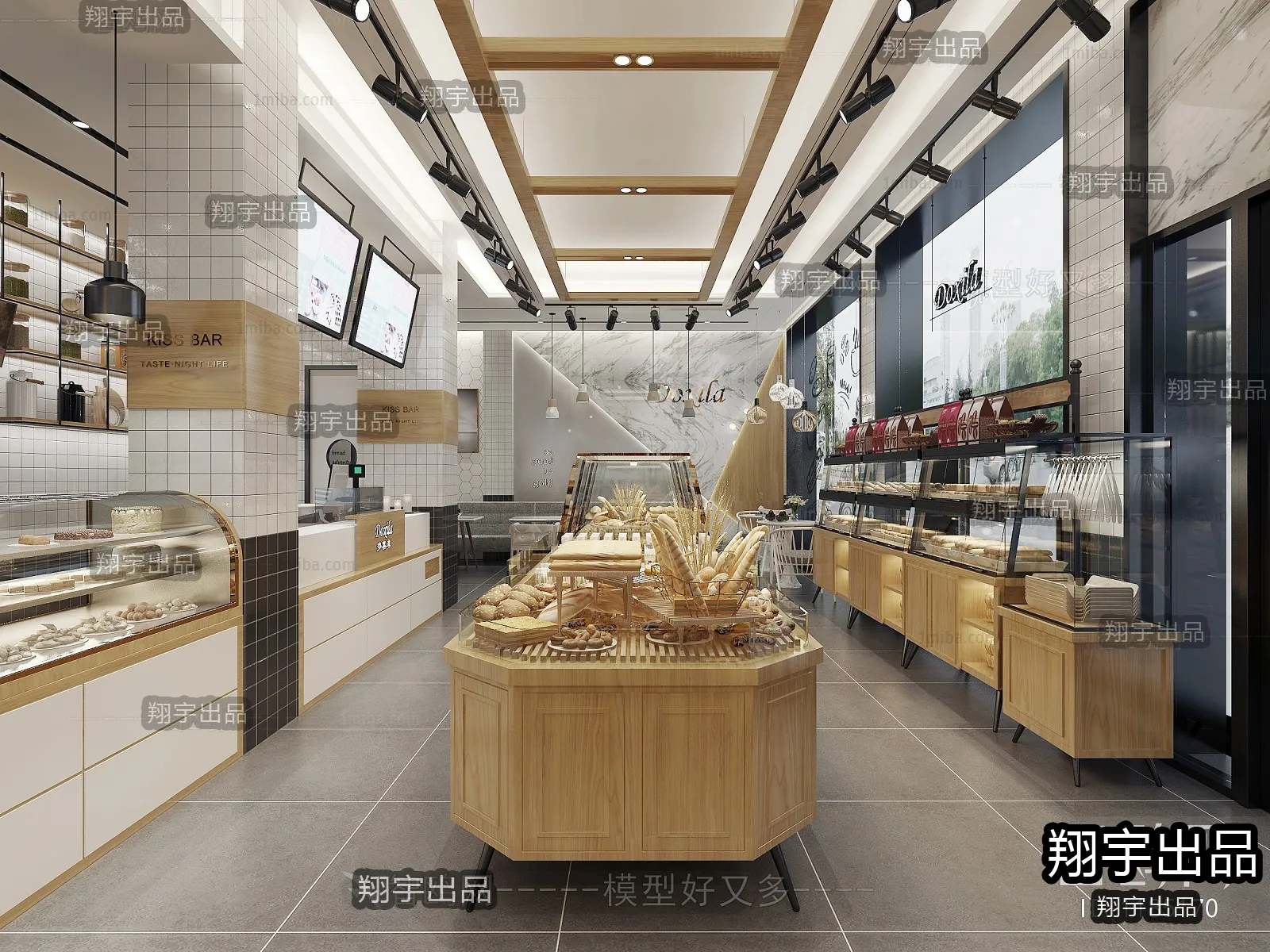 FASTFOOD STORE – 3D SCENES – 0122