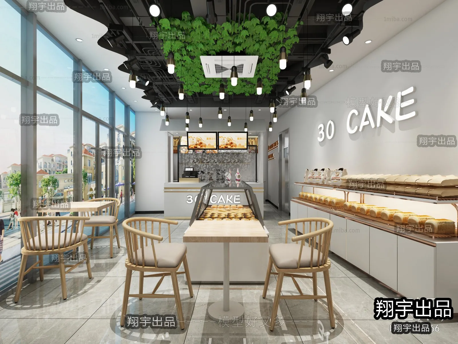 FASTFOOD STORE – 3D SCENES – 0128