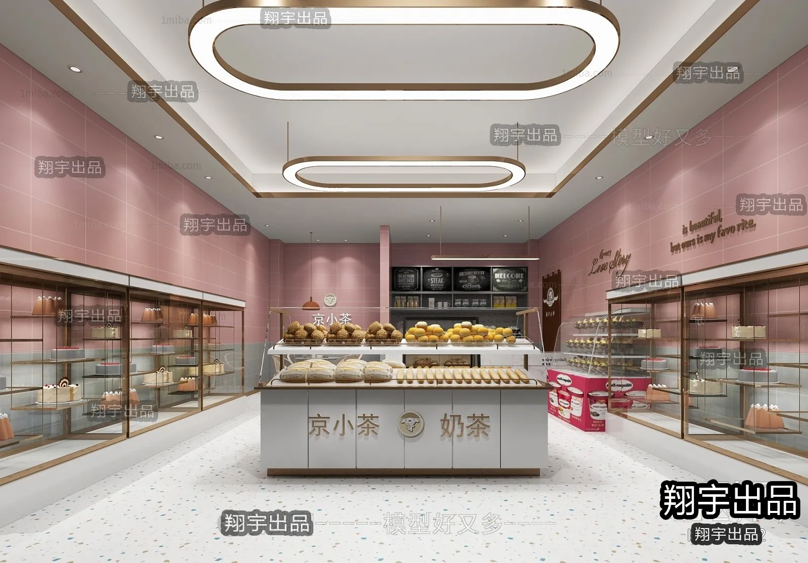 FASTFOOD STORE – 3D SCENES – 0130