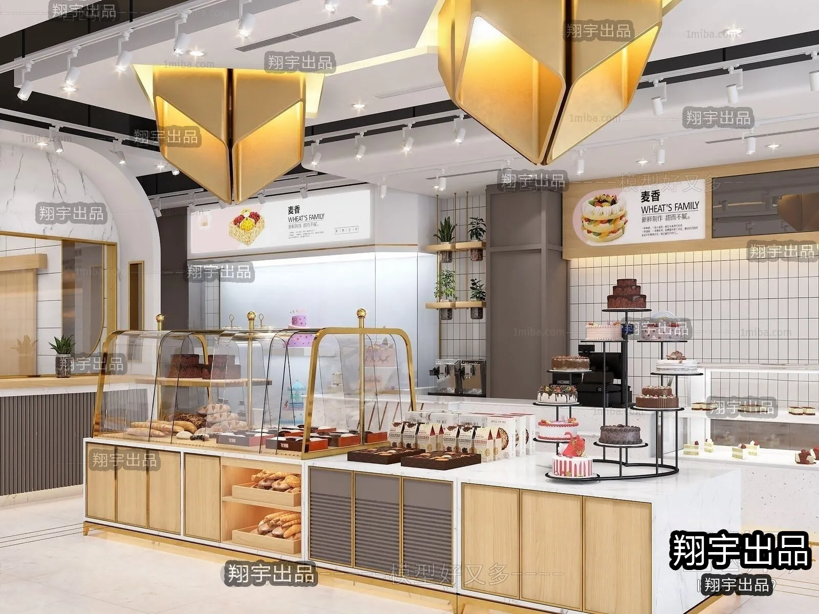 FASTFOOD STORE – 3D SCENES – 0131