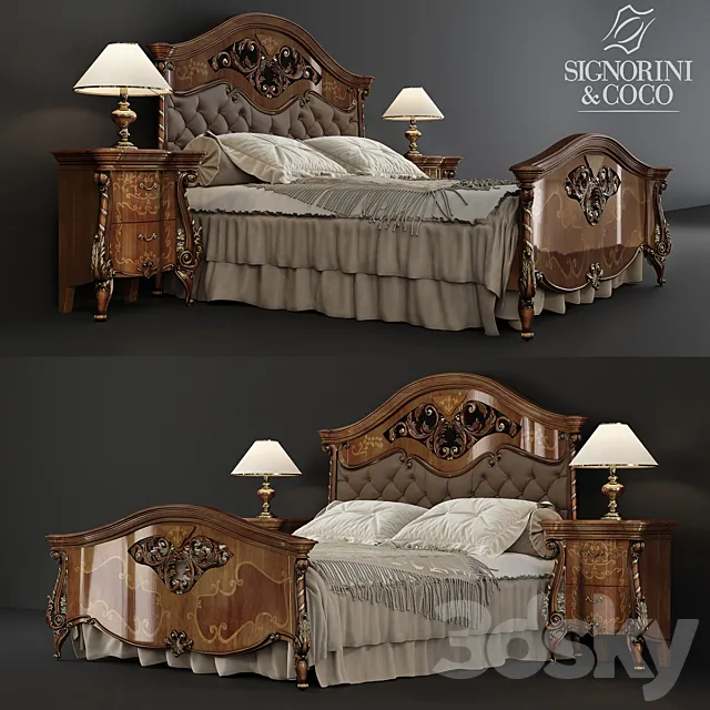 Furniture – Bed 3D Models – 0119