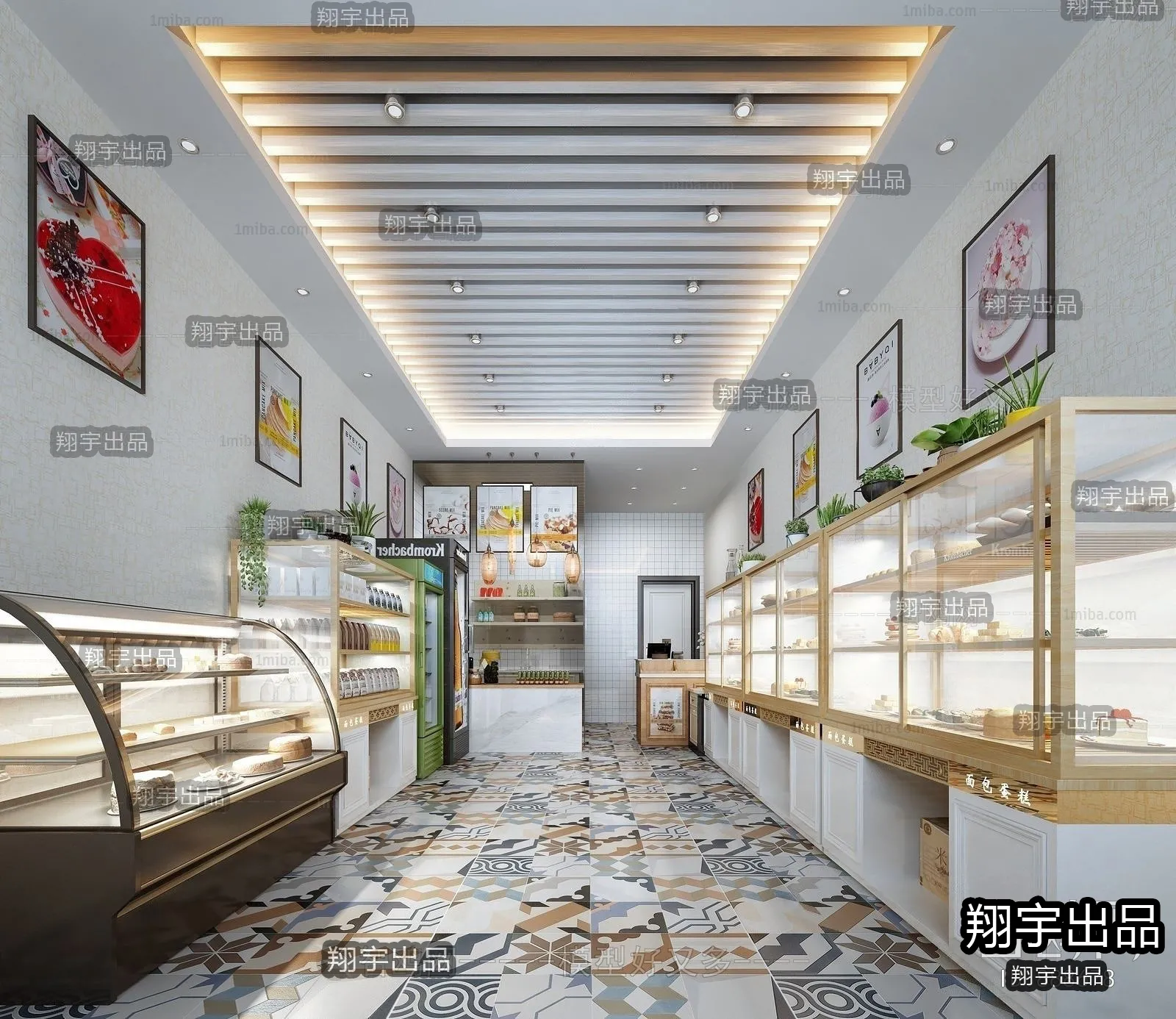 FASTFOOD STORE – 3D SCENES – 0132