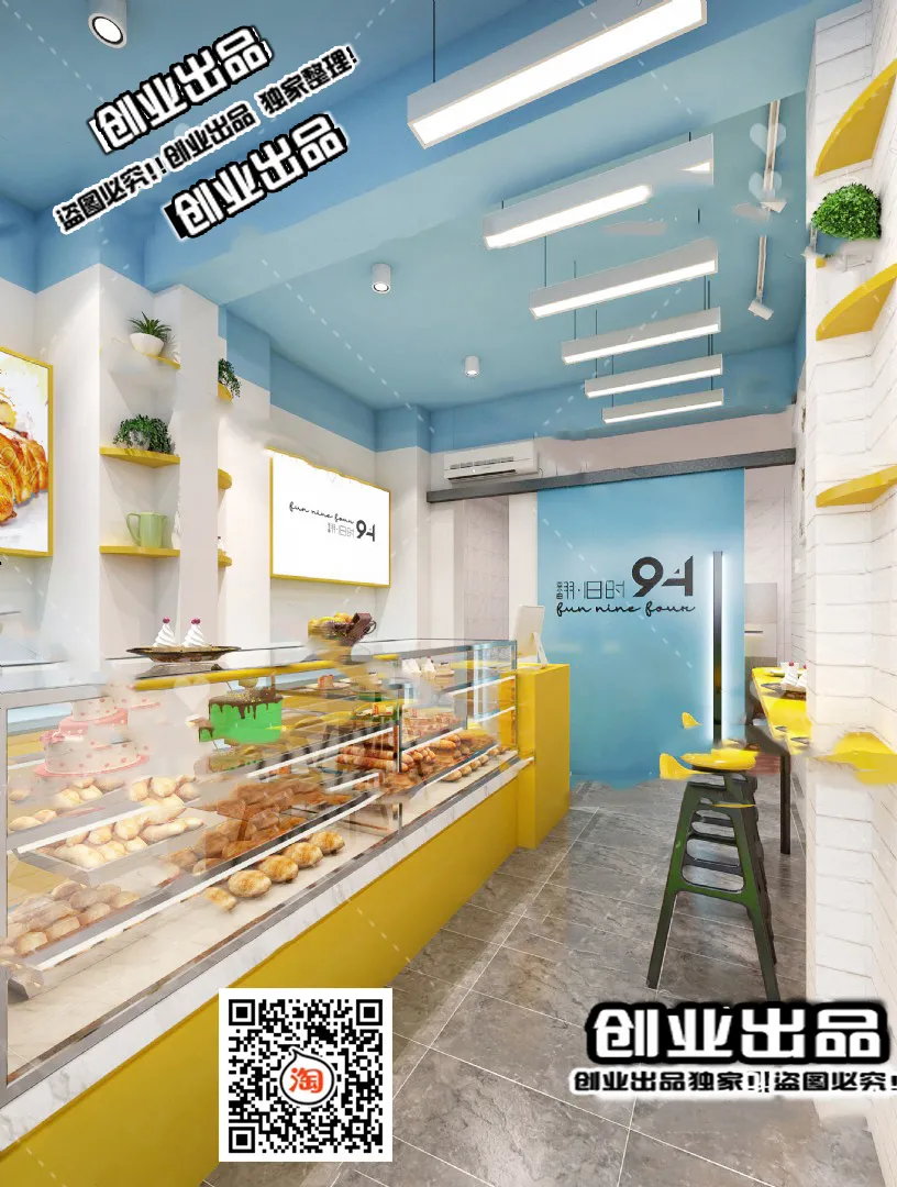 FASTFOOD STORE – 3D SCENES – 0144