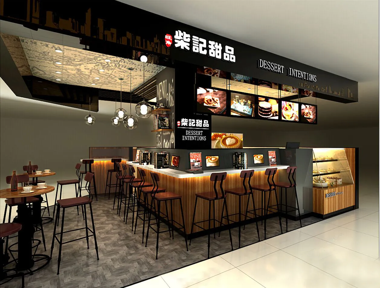 FASTFOOD STORE – 3D SCENES – 0153