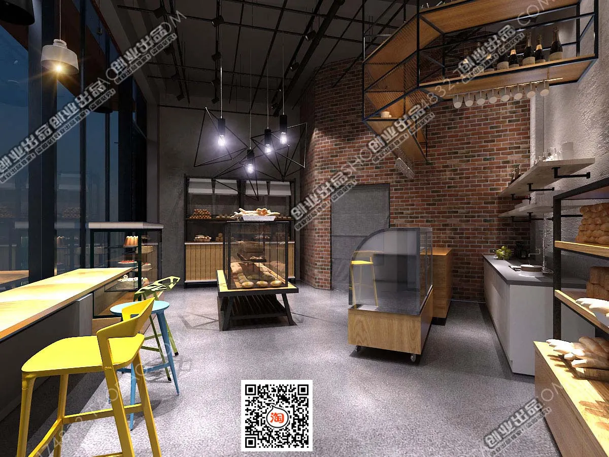 FASTFOOD STORE – 3D SCENES – 0161