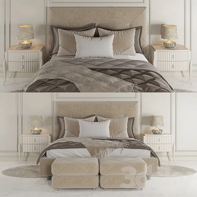 Furniture – Bed 3D Models – 0123