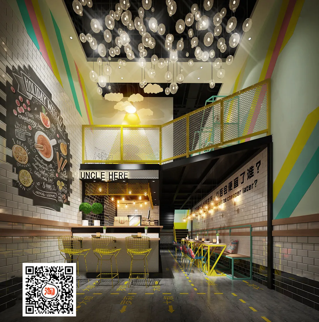 FASTFOOD STORE – 3D SCENES – 0175