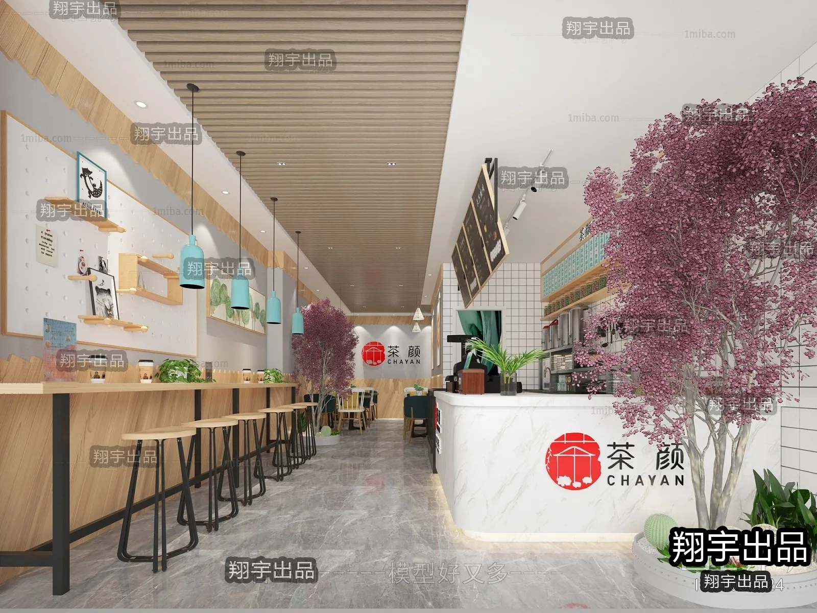 FASTFOOD STORE – 3D SCENES – 0226