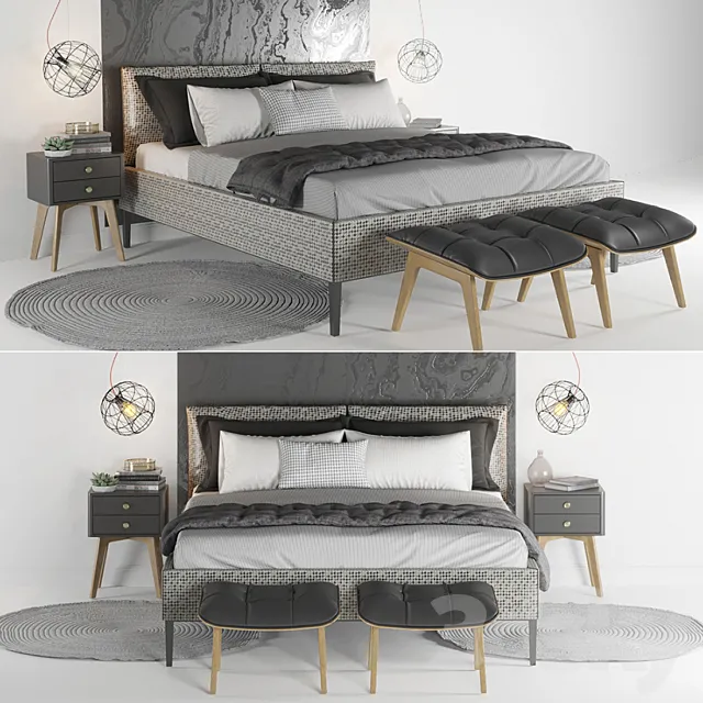 Furniture – Bed 3D Models – 0138