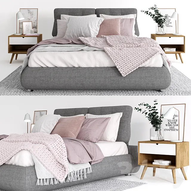 Furniture – Bed 3D Models – 0167