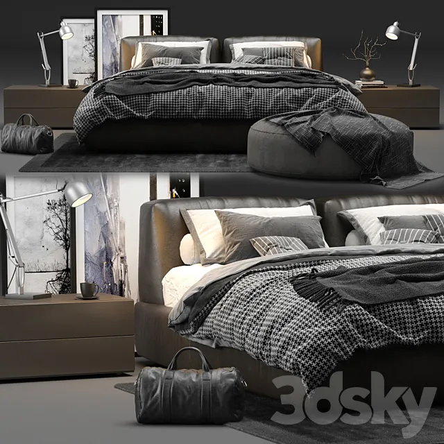 Furniture – Bed 3D Models – 0172