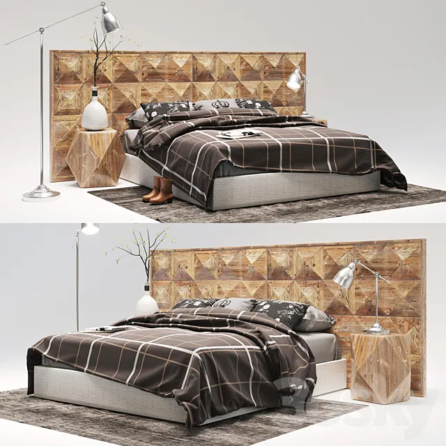 Furniture – Bed 3D Models – 0173