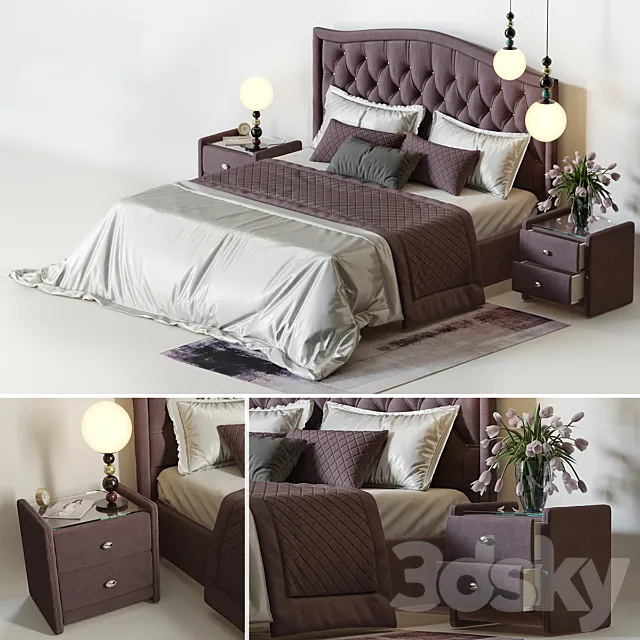 Furniture – Bed 3D Models – 0176
