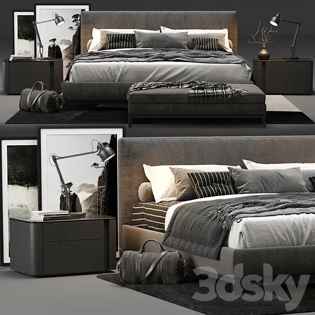Furniture – Bed 3D Models – 0181